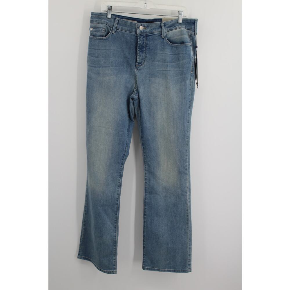 NYDJ Women's 16 Barbara Bootcut In Manhattan Blue Stretch Denim Jeans NEW